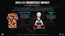 2024-25 Upper Deck Credentials Hockey Hobby, loose pack 1pcs