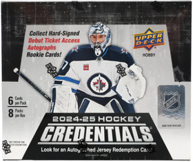 2024-25 Upper Deck Credentials Hockey Hobby Box