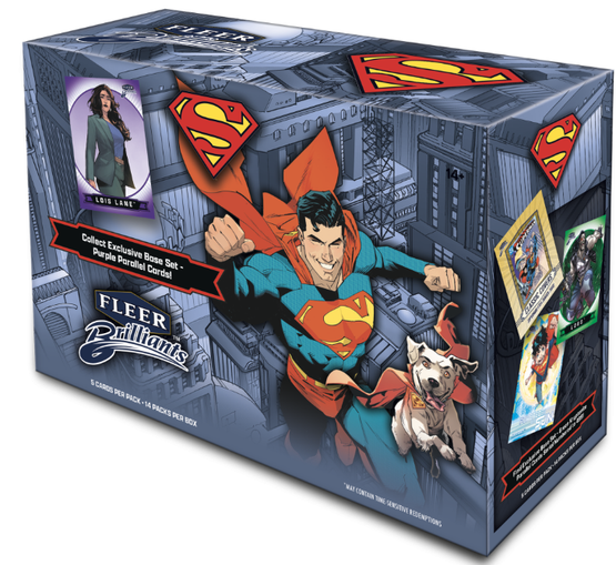 2025 Upper Deck Fleer Brilliants Superman Mega Box