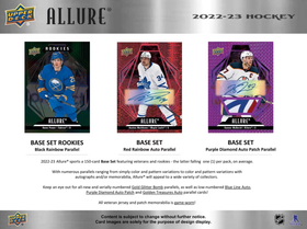 2022-23 Upper Deck Allure Hockey Hobby, irtopussi 1kpl
