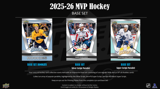 2025-26 Upper Deck MVP Hockey Hobby, irtopussi 1kpl