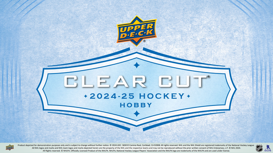 2024-25 Upper Deck Clear Cut Hockey Hobby Box