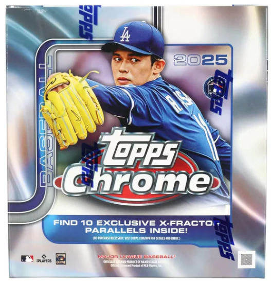 2025 Topps Chrome Baseball Mega Box