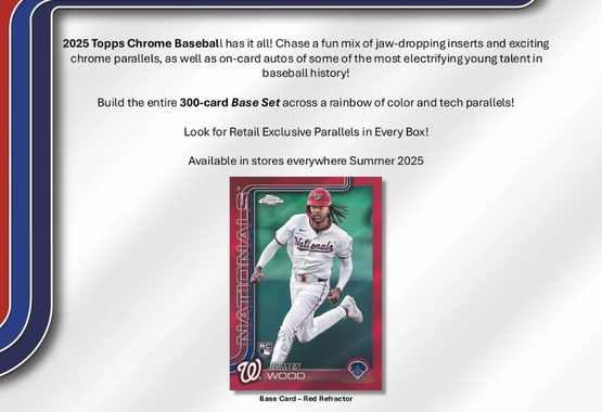 2025 Topps Chrome Baseball Mega Box
