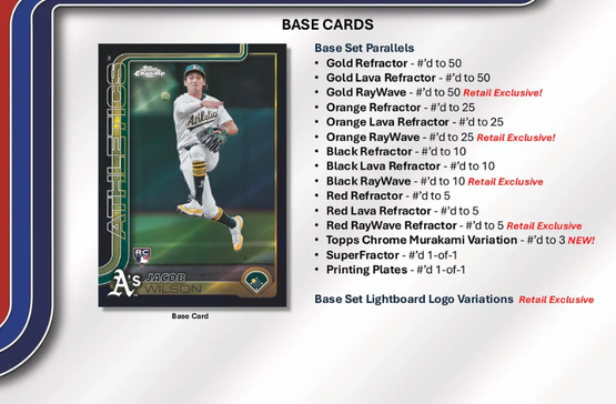 2025 Topps Chrome Baseball Mega Box