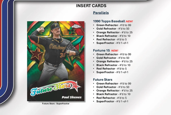 2025 Topps Chrome Baseball Mega Box