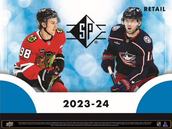 2023-24 Upper Deck SP Hockey 8-Pack Blaster Box