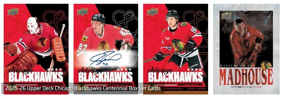 2025-26 Upper Deck Chicago Blackhawks Centennial Box Set