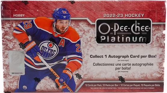2022-23 Upper Deck O-Pee-Chee Platinum Hockey Hobby Box