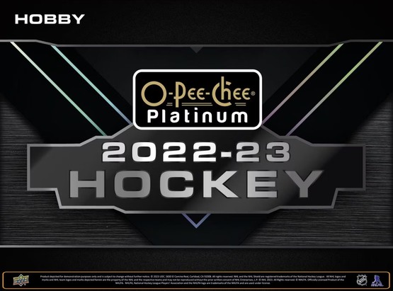 2022-23 Upper Deck O-Pee-Chee Platinum Hockey Hobby Box