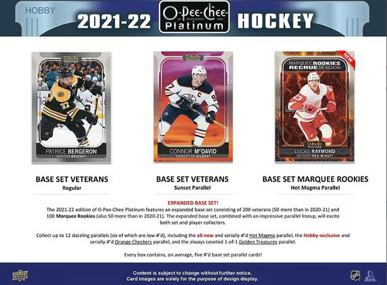2021-22 Upper Deck O-Pee-Chee Platinum Hockey Hobby Box