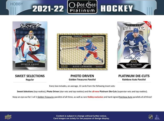 2021-22 Upper Deck O-Pee-Chee Platinum Hockey Hobby Box