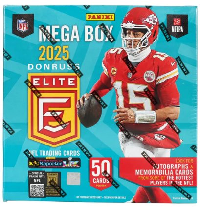 2025 Panini Donruss Elite Football Mega Box (Lavendar Parallels)