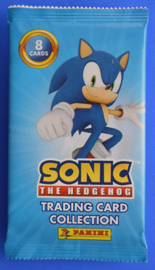 Panini Sonic the Hedgehog Gotta Go Fast Trading Cards irtopussi, 1kpl