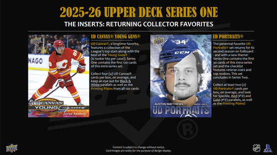 2025-26 Upper Deck Series 1 Hockey Hobby Box