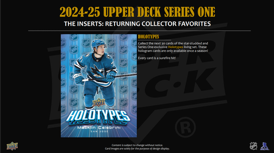 2025-26 Upper Deck Series 1 Hockey Hobby Box