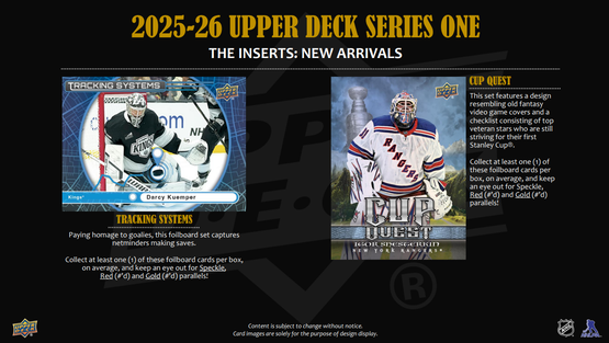 2025-26 Upper Deck Series 1 Hockey Hobby Box