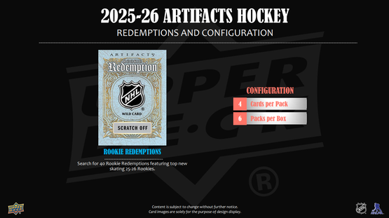 2025-26 Upper Deck Artifacts Hockey Blaster Box