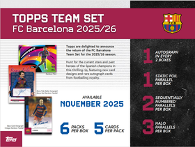 2025-26 Topps FC Barcelona Team Set