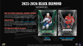 2025-26 Upper Deck Black Diamond Hockey Hobby Box TÄLLÄ TUOTTEELLA ILMAINEN TOIMITUS SUOMESSA