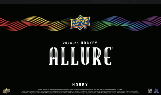 2024-25 Upper Deck Allure Hockey Hobby, loose pack 1pcs