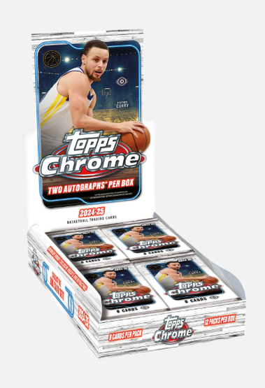 2024-25 Topps Chrome Basketball Hobby, loose pack 1pcs