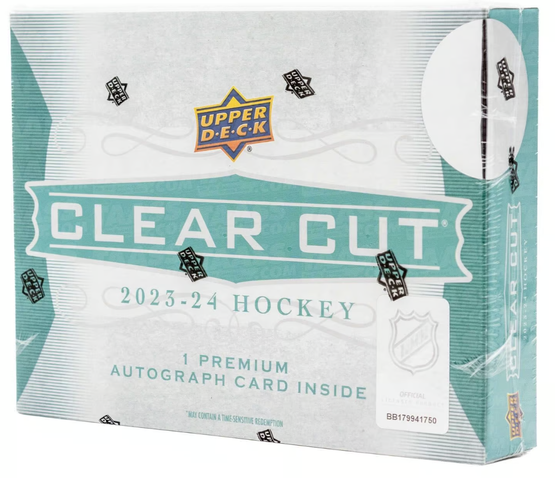 2023-24 Upper Deck Clear Cut Hockey Hobby Box