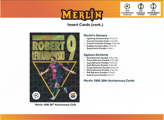 2024-25 Topps Merlin UEFA Club Competitions Soccer 7-Pack Blaster Box