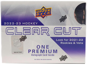 2022-23 Upper Deck Clear Cut Hockey Hobby Box
