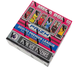 2021-22 Panini Prizm Premier League EPL Soccer Mega Box - Pink Ice Prizms
