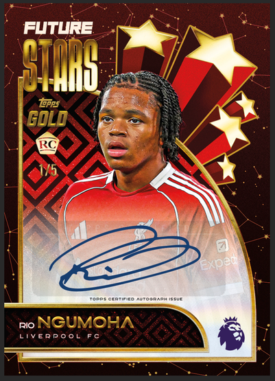 2025-26 Topps Premier League Gold Hobby Box --> FREE SHIPPING IN