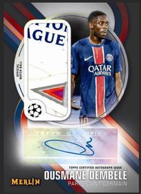 2024-25 Topps Chrome Merlin UEFA Club Competitions Soccer Hobby Box --> FREE SHIPPING IN FINLAND