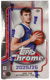 2025-26 Topps Chrome Basketball Hobby Box --> FREE SHIPPING IN FINLAND