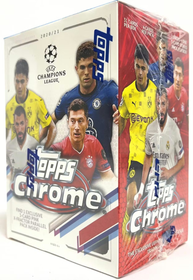 2020-21 Topps Chrome UEFA Champions League Soccer Blaster Box