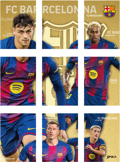 2025-26 DAKA OFFICIAL FC Barcelona Top Audience 