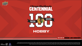 2025-26 Upper Deck Chicago Blackhawks Centennial Hobby Box