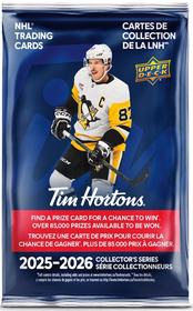 2025-26 Upper Deck Tim Hortons Hockey Hobby irtopussi, 1kpl