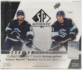 2022-23 Upper Deck SP Authentic Hockey Hobby Box