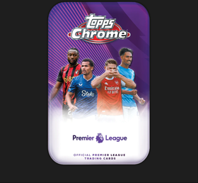 2026 Topps Chrome Premier League Tin Box
