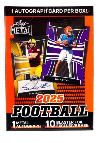 2025 Leaf Metal Football Blaster Box