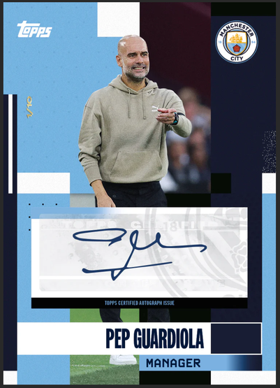 2024-25 Topps Manchester City FC Team Set