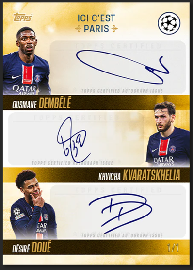 2025 Topps Paris Saint-Germain Champions d'Europe
