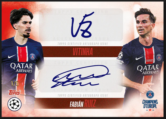 2025 Topps Paris Saint-Germain Champions d'Europe