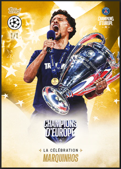 2025 Topps Paris Saint-Germain Champions d'Europe