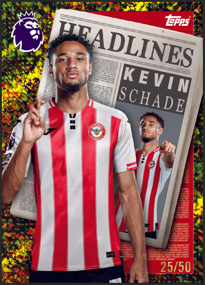 2025-26 Topps Premier League Mega Tin #1 - Goal Machines