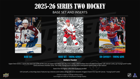 2025-26 Upper Deck NHL Series 2 Blaster Box