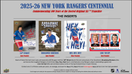 2025-26 Upper Deck New York Rangers Centennial Hobby Box