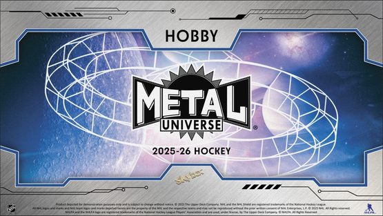2025-26 Upper Deck Skybox Metal Universe Hockey Hobby, irtopussi 1kpl