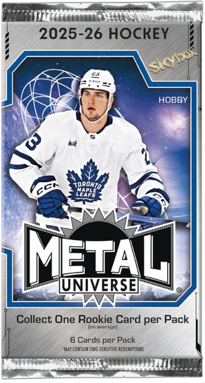 2025-26 Upper Deck Skybox Metal Universe Hockey Hobby, irtopussi 1kpl