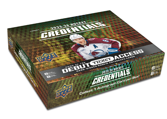 2025-26 Upper Deck Credentials Hockey Hobby Box
